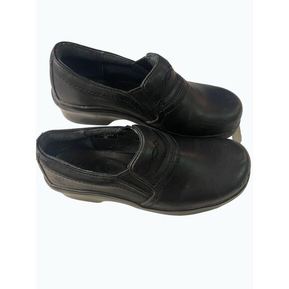 Ariat Women's Safety  Work Clogs Black Leather Composite Toe 9 C wide - Picture 2 of 7
